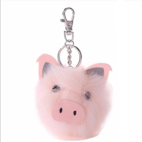 Pig Piggy Keychain Key Holder - Picture 1 of 1